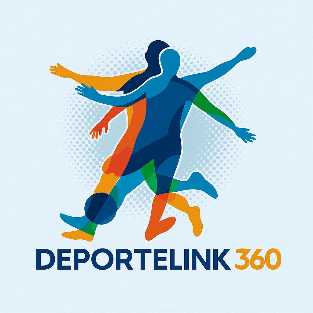 Logo con la silueta de un futbolista